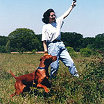 Henry and Susan in the field